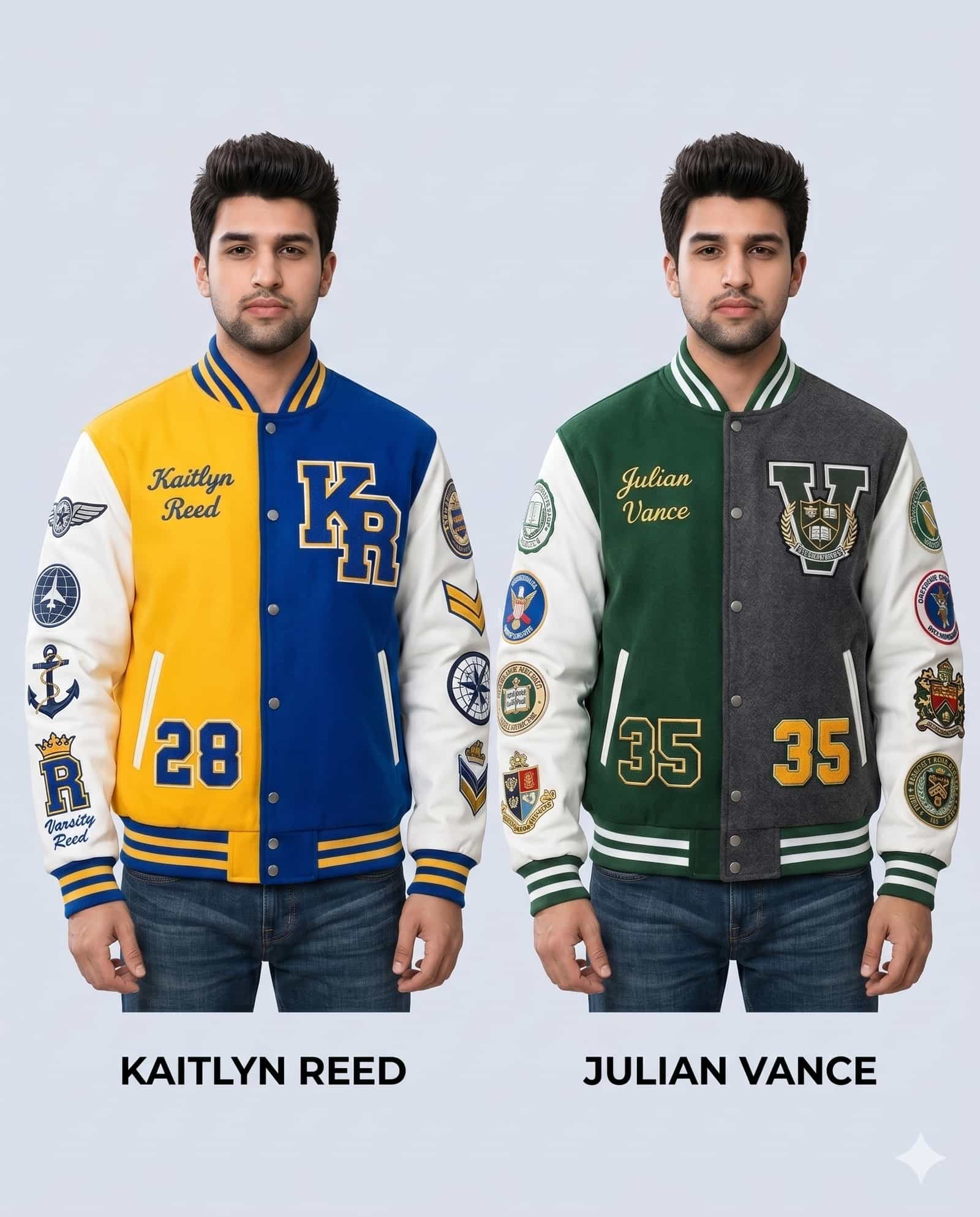 Design high quality varsity jackets online